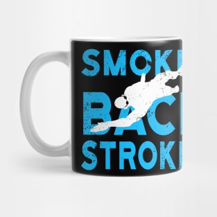 Smokin at BackStrokin Swimmer Mug